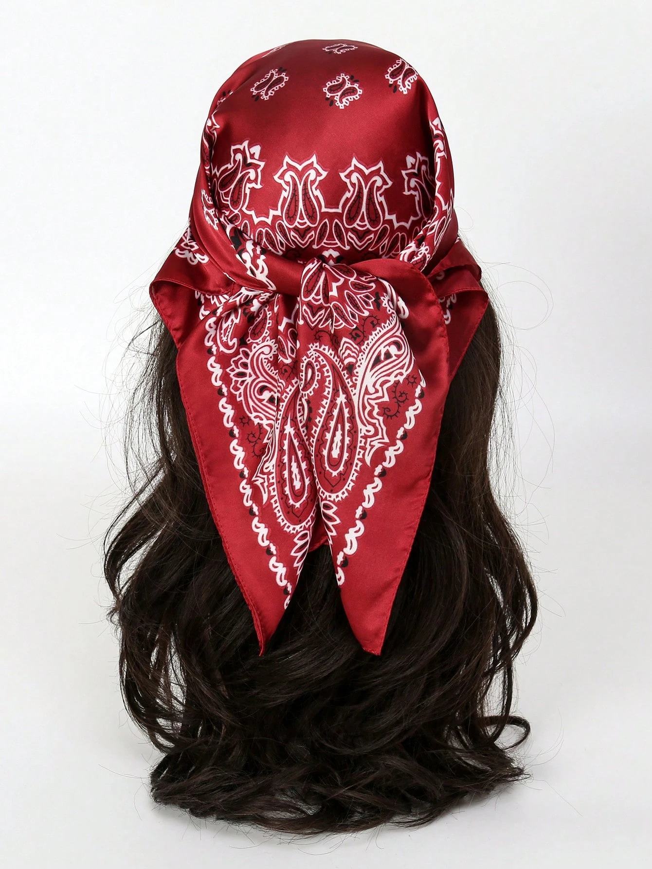 Bufanda/bufandas cuadradas de seda de 70x70cm para mujer, envoltura de lujo, banda para el pelo, bolsa, pañuelo suave de urdimbre, Hijab, Foulard femenino