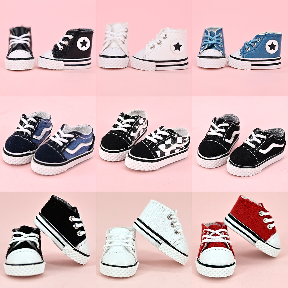 Ob11 zapatos de estrella de muñeca de alta calidad, zapatos de rejilla de lona, zapatos deportivos informales para muñeca para cuerpo Gsc, Molly, P9, Ymy, accesorios para muñecas 1/12Bjd