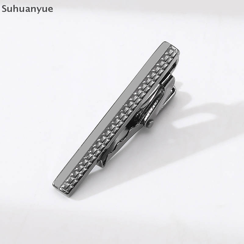 Elegancka metalowa klamra do krawata dla mężczyzn, idealna na wesela i formalne koszule