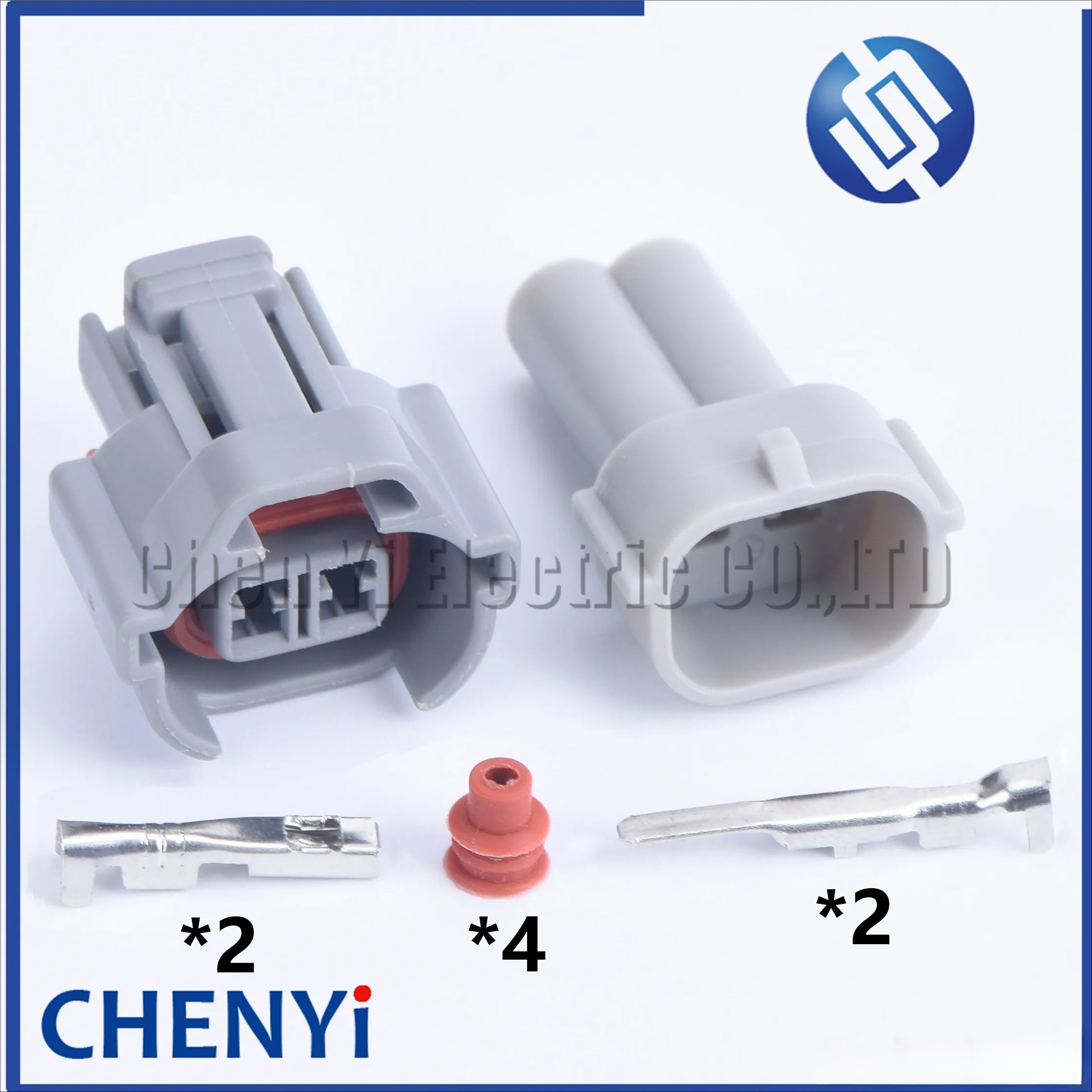 5 juegos de conectores impermeables para automóvil, macho o hembra, de 2 pines, conectores para inyectores de combustible para Toyota, Honda, Nissan 6189-0039