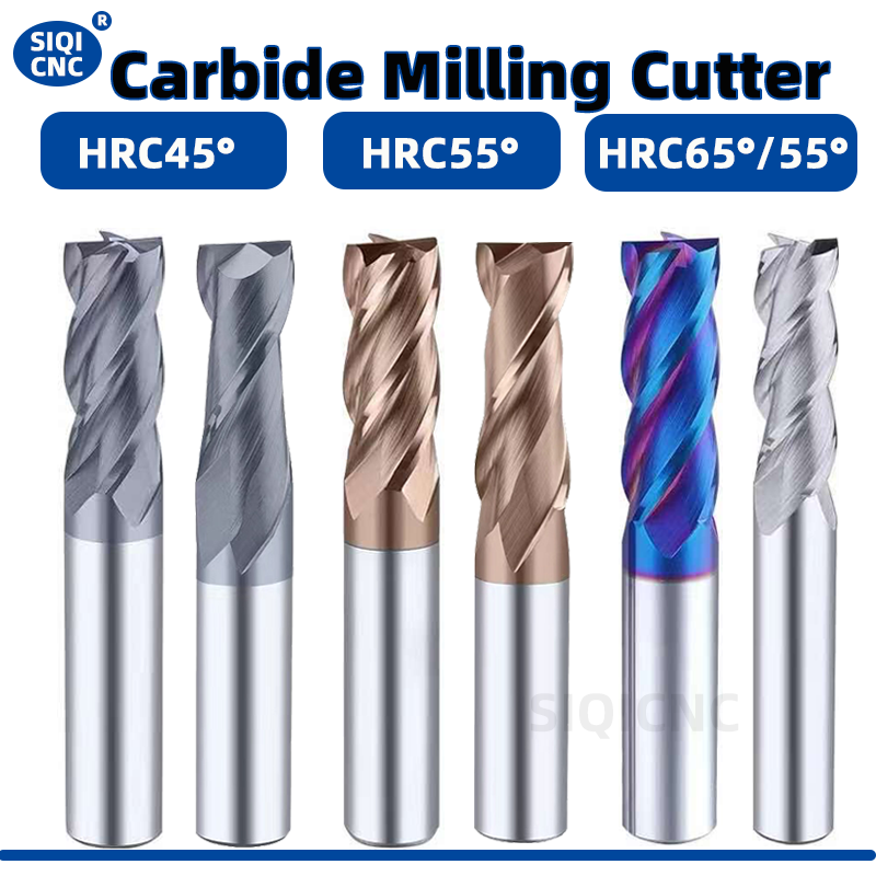Fresa CNC de alumínio do moinho do cortador da extremidade do raio do carboneto para metais de aço de tungstênio CNC Maching Endmils