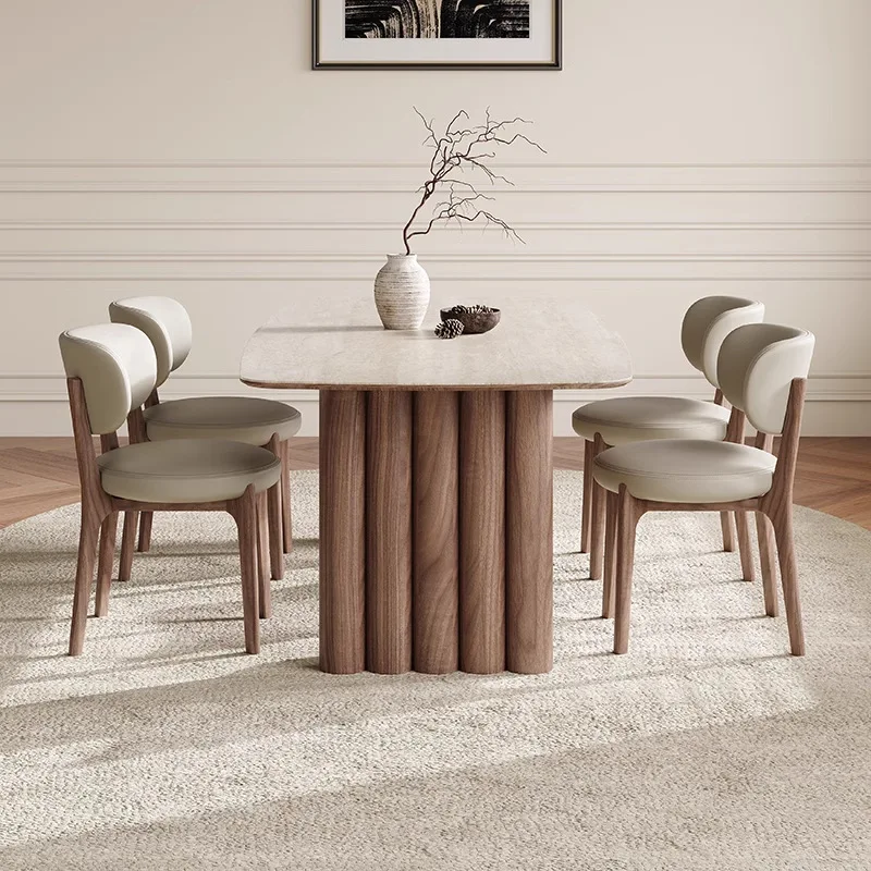Italian Style Retro Simplicity Dining Tables Restaurant Designer High-end Modern Island Kitchen Table Elegant Luxury Furniture