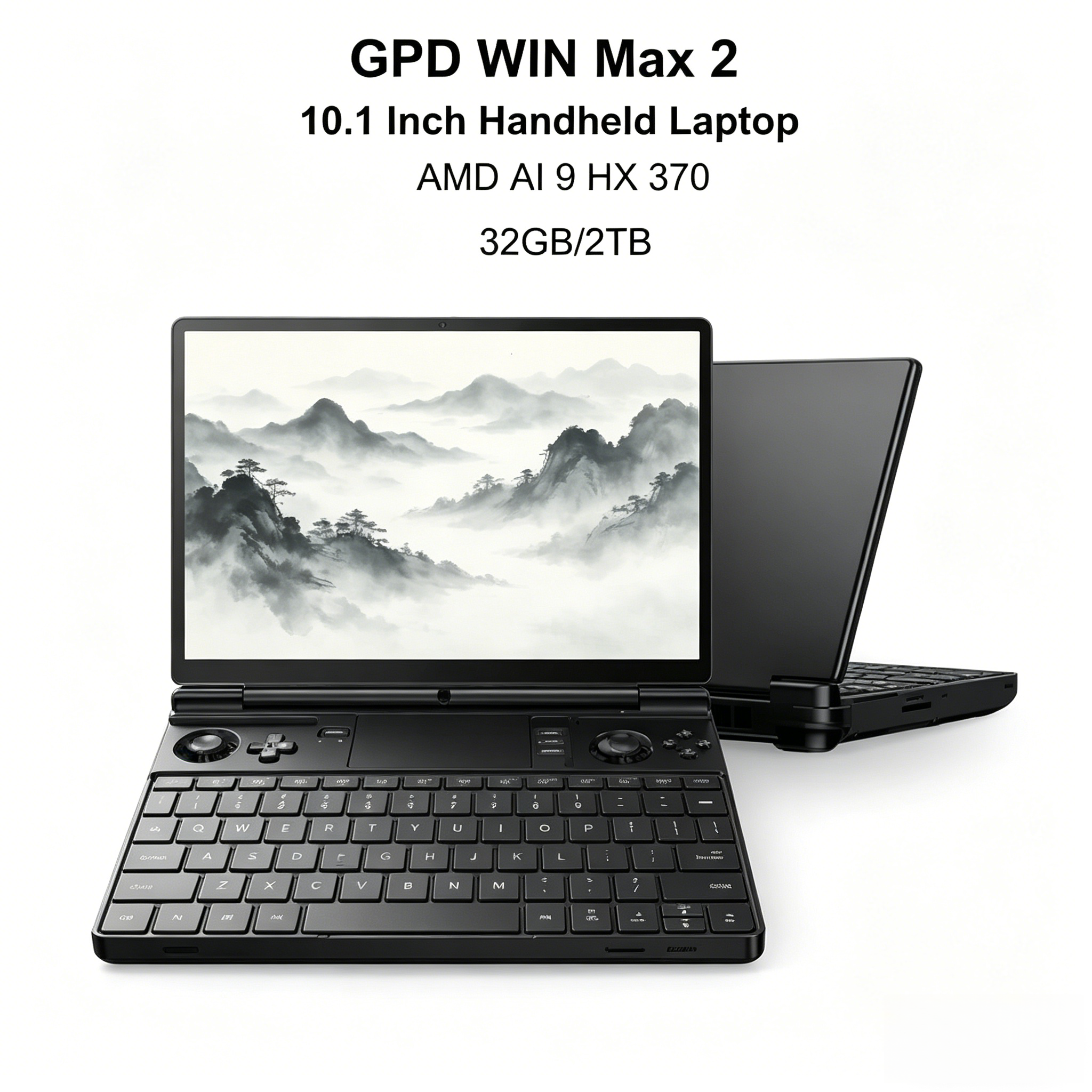 GPD WIN Max 2 Portable Mini Game Notebook in Stock AMD Ryzen 8840U AI9 HX370 32GB LPDDR5 up to 2TB SSD 1TB/2TB Options