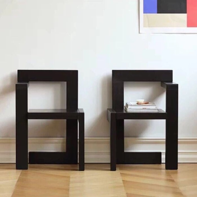 Sillas Para Comedor Designer Nordic Retro Eetkamerstoel Middeleeuwse Eenvoudige Stoel Houten Enkel Bureau Kruk Armleuning Kunst Vrijetijdsstoelen