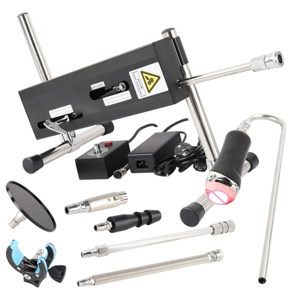 FREDORCH 120 W Sexmaschine, starke Leistung, Masturbationsvibrator mit Zubehör, mehrere sexuelle Funktion, Kombination, Liebesmaschine