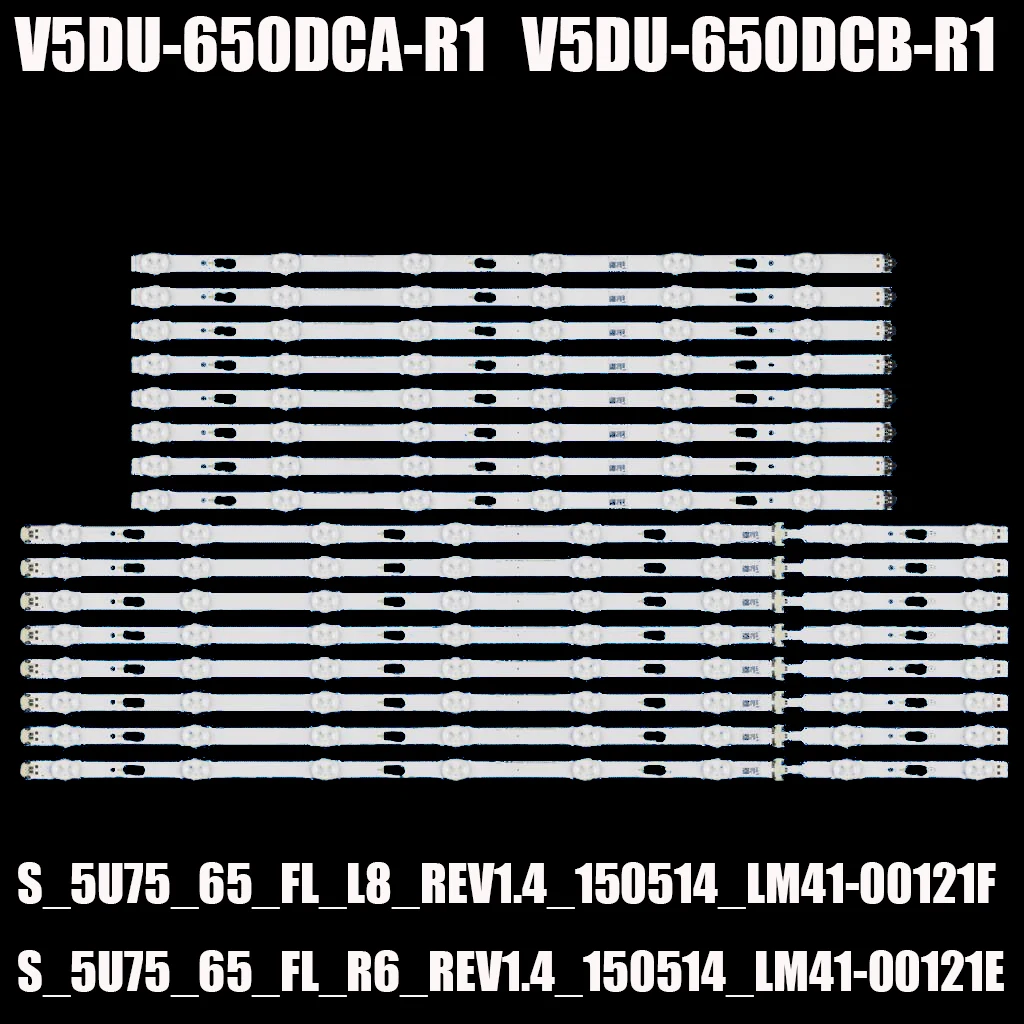 Светодиодная лента задней подсветки для UE65MU6172U UN65KU6250FXKR BN96-34809A BN96-34810A BN96-39667A BN96-39668A BN96-39666A