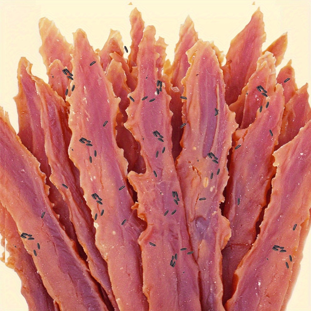 7,05 uncji/14,11 uncji (200 g/400 g) Jerkey z kaczki sezamowej, wszystkie naturalne składniki, naturalne przysmaki dla psów, zdrowe, łatwe w trawaniu