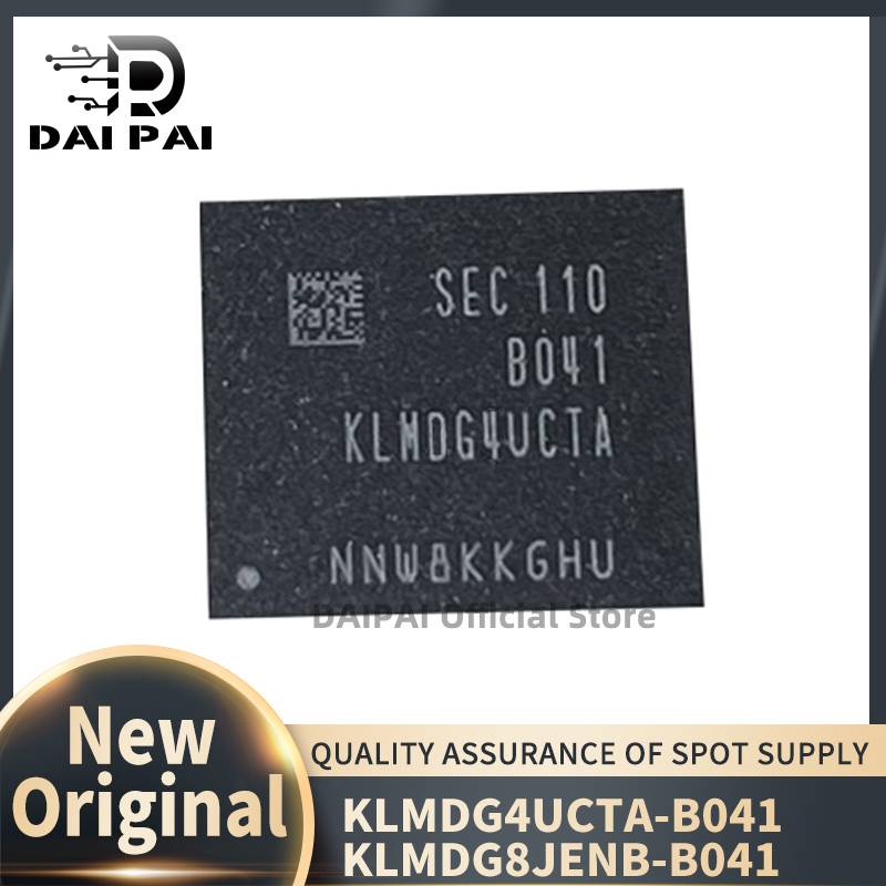 (1 sztuka) 100% nowy oryginalny KLMDG4UCTA-B041 KLMDG8JENB-B041 128G EMMC 5.1 chipset BGA