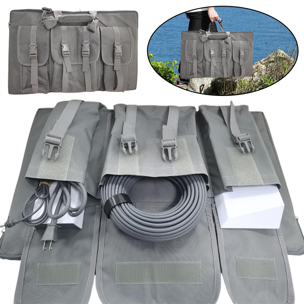 Bolsa de almacenamiento portátil para Starlink V3 RV, estuche de viaje, impermeable, a prueba de polvo, gris, 23,62x15,35x1,57 pulgadas