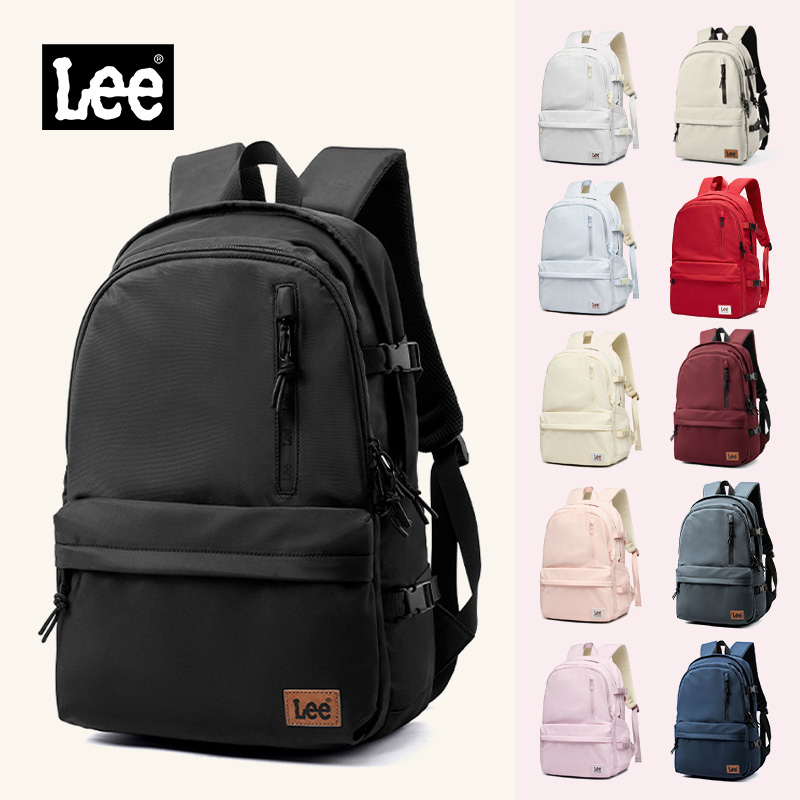 LEE mochila de viaje de gran capacidad para ordenador portátil de 15,6 pulgadas para hombre, mujer, impermeable, informal, de nailon, para adolescentes, mochila escolar para hombre