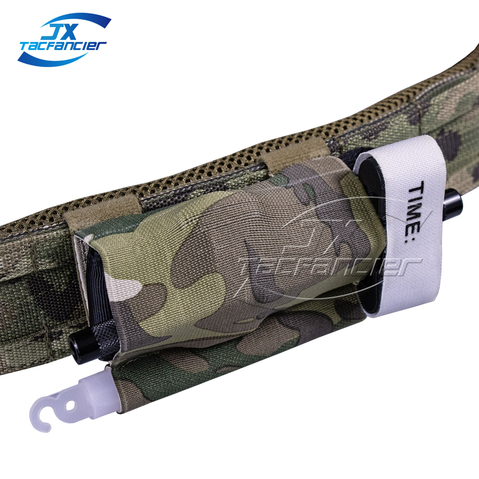 Suporte de torniquete tq manga bolsa elástica molle gancho e laço montado para equipamento de peito acessórios de cinto de trabalho