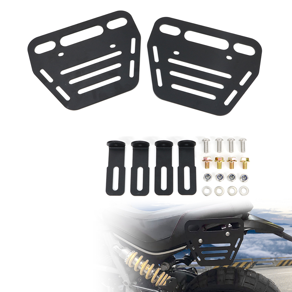 Portapacchi per moto borse da sella staffe di montaggio staffa laterale per Ducati Scrambler 620 800 Classic 800 Urban Enduro