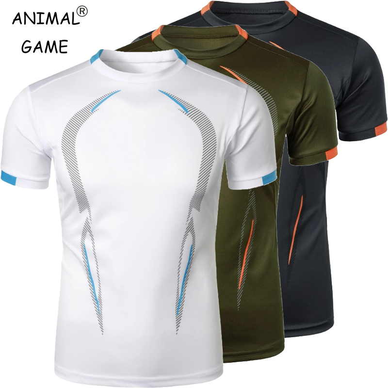 Zomer Gym Ademend T-shirt Mannen Sneldrogend Jogging Tops Mannen Lichtgewicht Training Tees Fitness Tops Running Sweatwear