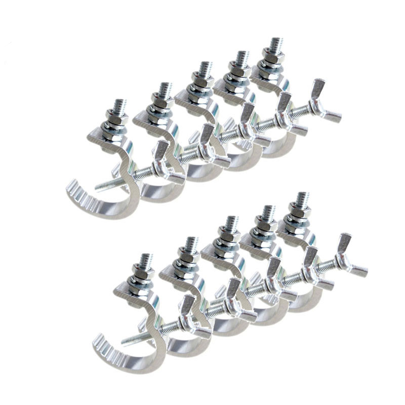 Crochet lumineux LED en aluminium, équipement de scène professionnel, botte lumineuse de scène, DJ, club, 10 pièces/lot