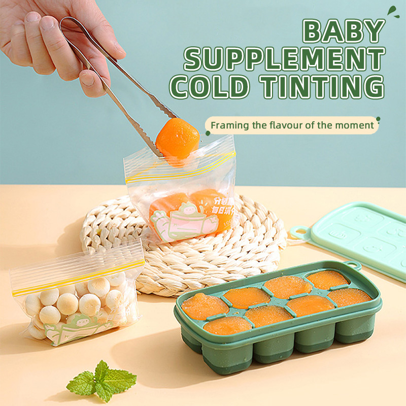 Zackoo 6 griglie vassoio per cubetti di ghiaccio Food Grade Baby Ice Pack stampi per Reposteria in Silicone Molde Para Gelatinas accessori per Cocktail estivi