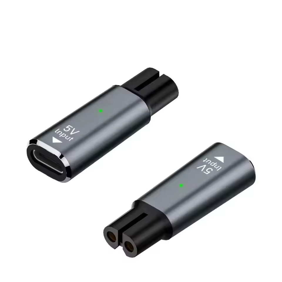 Convertitore caricabatterie adattatore per rasoio tipo C da 5 V compatibile con il rasoio Philips One Blade QP2724 QP2834 QP4530 QP1924 QP1324