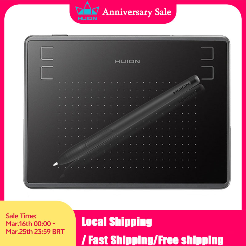 HUION H430P tablettes numériques Micro USB Signature graphique dessin stylo tablette OSU jeu sans batterie tablette Android Mac Windows