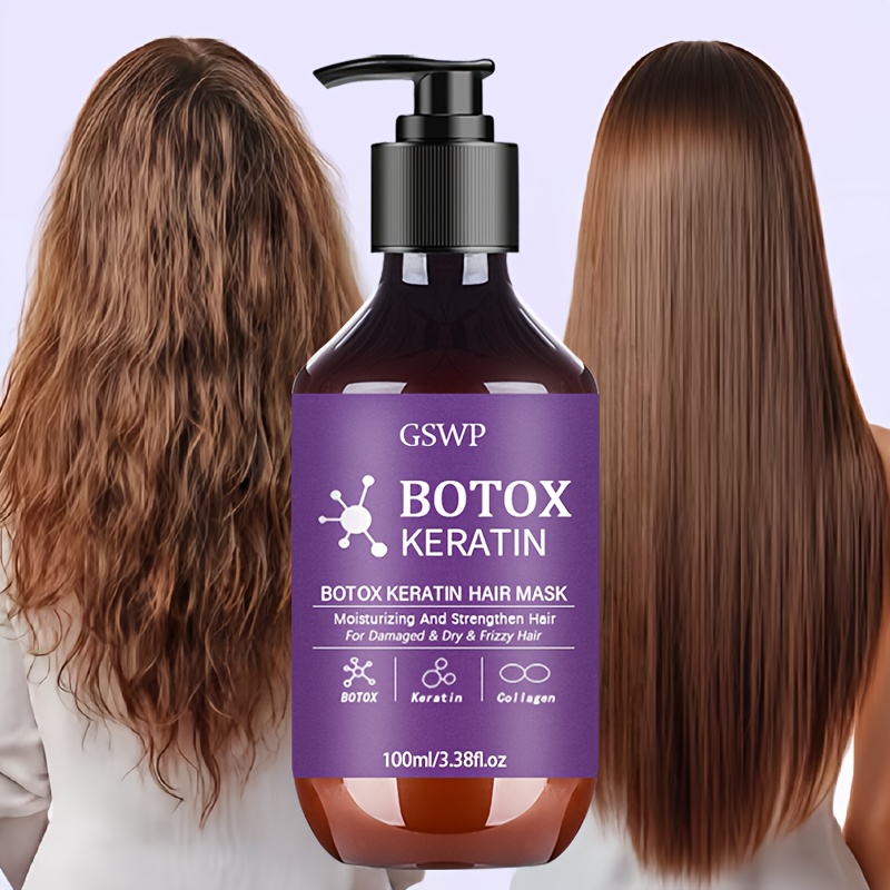 GSWP Botox Maschera per capelli alla cheratina, idrata e rinforza i capelli danneggiati, riduce l'effetto crespo, le doppie punte e i nodi. 100ml/200ml