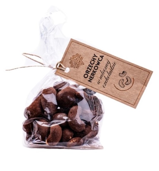 Cashewnüsse in Milchschokolade 100g-Bukovina Shelter