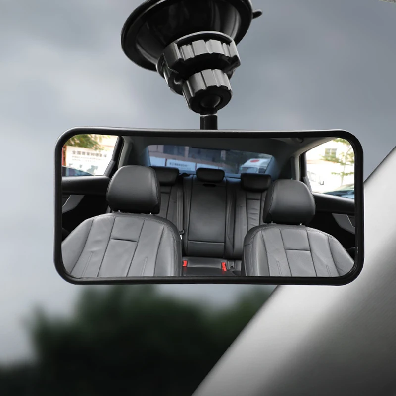 Espelho universal para bebê para carro 360 ° Ventosa tipo assento traseiro do carro espelho retrovisor do bebê espelho auxiliar ajustável de observação da criança