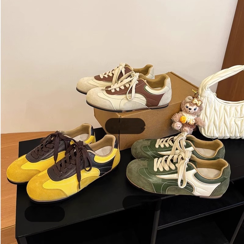 AIYUQI 2026 Sneakers da donna con punta tonda, scarpe da allenamento tedesche piatte, comode ed eleganti, anche in taglie forti