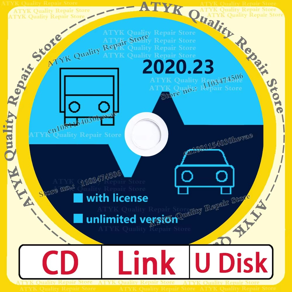 ซอฟต์แวร์ 2020.23 VM อุปกรณ์วินิจฉัยรถยนต์ อิเล็กทรอนิกส์ในรถยนต์ เครื่องมือตรวจสอบโปรแกรม อินเทอร์เฟซซ่อมรถบรรทุก 2020 NEW VCII