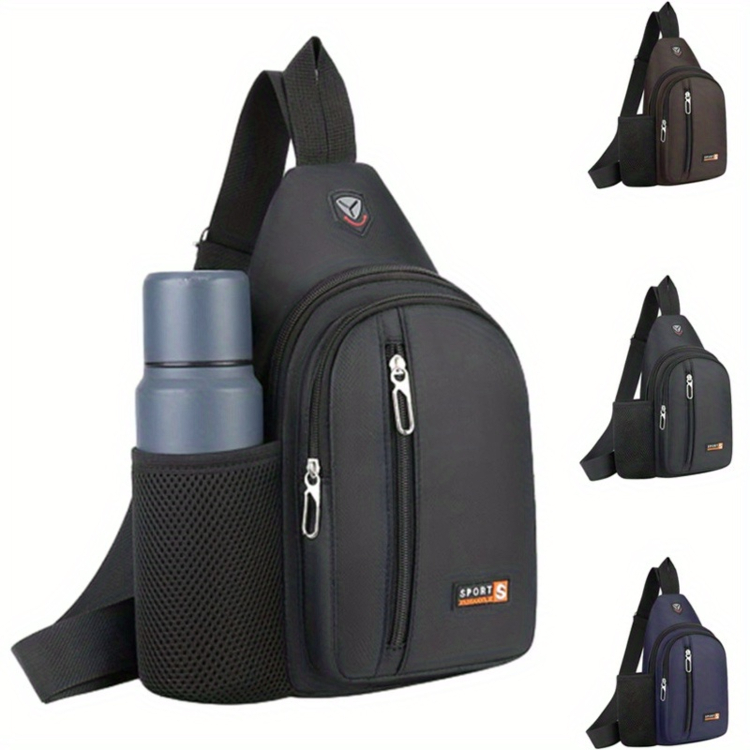 Small Sling Bag Backpack for Women Men Travel Hiking Crossbody Bag
