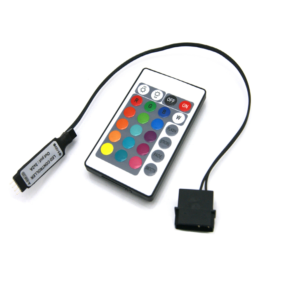RGB RF Controller Molex 3Pin 5V LED Light Power Supply 4Pin 12V D-RGB Splitter Interface SYNC Hub PWM For Computer Cooling Fan