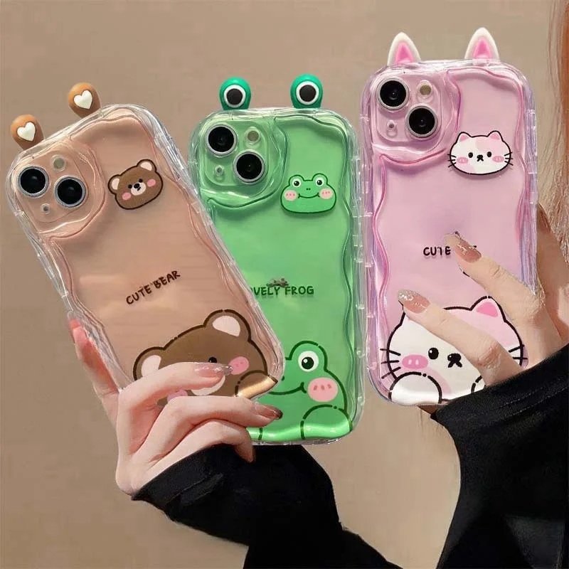 Etui z uszami kota 3D na Motorola Moto Edge 50 Fusion 5G 50 Pro Ultra G84 G14 E13 E14 G35 G22 G30 G24 G05 G15 G54 G34 E22 G35