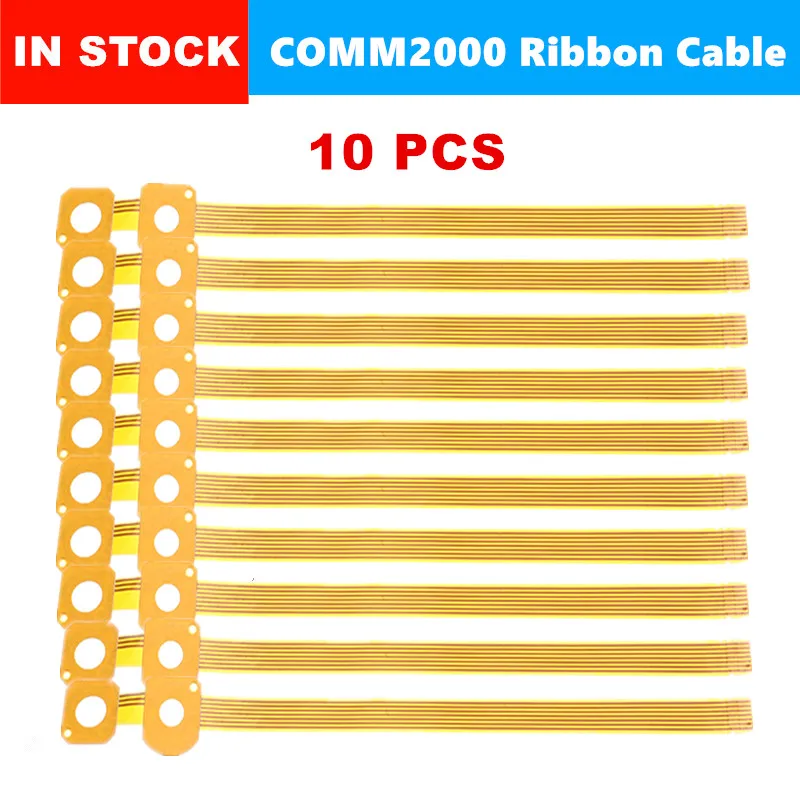 10 Uds COMM2000 Cable flexible/cinta para coche interruptor de señal de giro columna de dirección dorada para Peugeot 206 207/Citroen COM2000