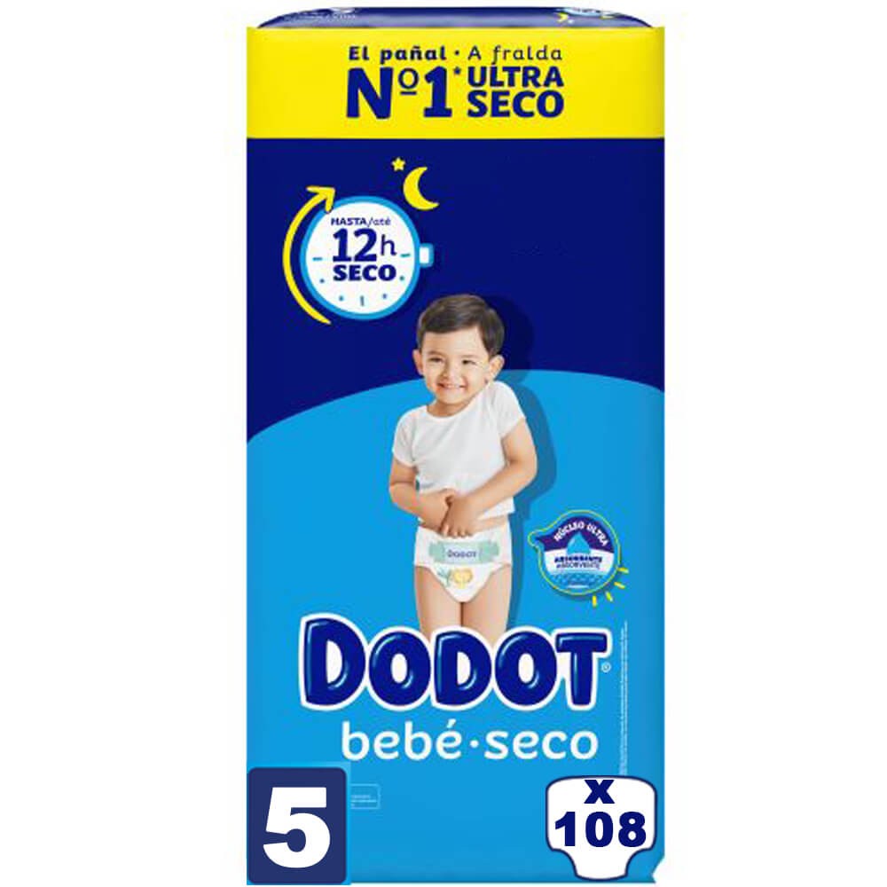 Pañales Dodot Talla 5 (11 a 16 kg)  - 54 Pañales o 108 Pañales - Pañales Dodot