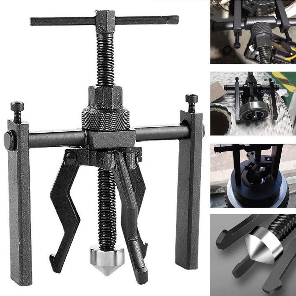 รถแบริ่ง PULLER Disassembly 3 Jaws PULLER รถซ่อม Disassembly เครื่องมือประหยัดแรงงานแยกแบริ่ง Remover เครื่องมือ