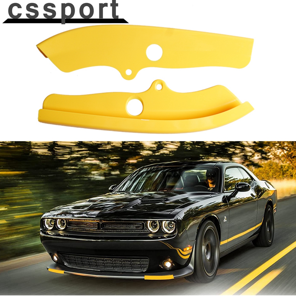 1 Par de Protectores de Parachoques Delanteros para Dodge Challenger R/T Scat Pack 2019-2021, Fáciles de Instalar