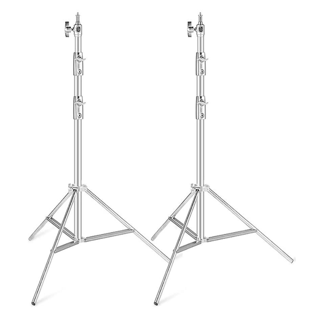 2.9M Statief Superstabiel Groot Statief Opvouwbaar Lichtstandaard Hefframe Wielen Fotografie Softbox Fotostudio Roestvrij Staal