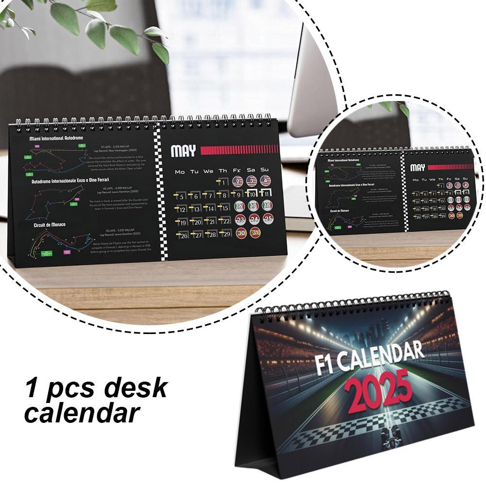 2025 Calendar With Track Design F1 Calendar 2025 Perfect For Fans And Racing Enthusiasts Christmas Valentaine Office Gifts