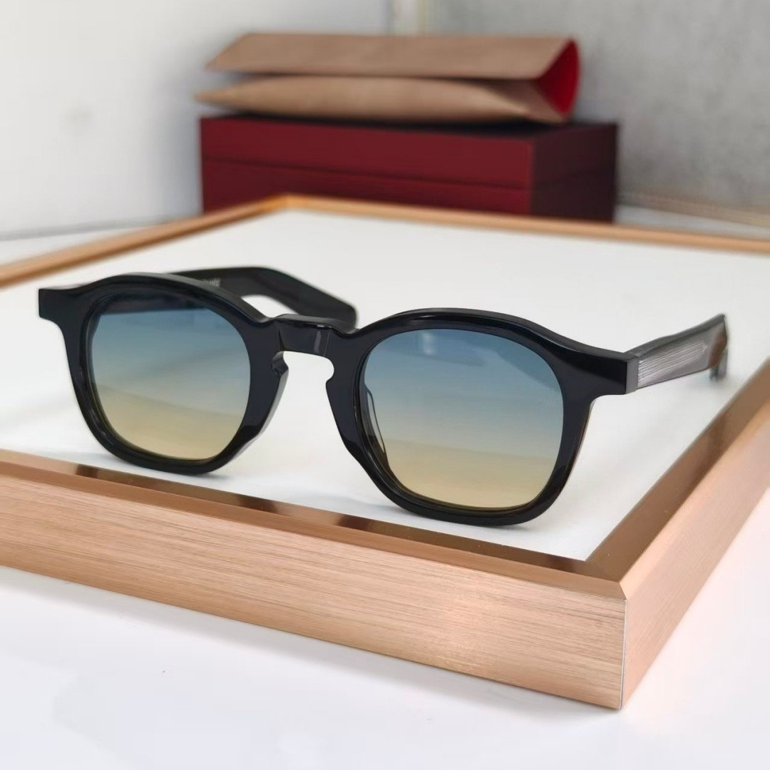 ZEPHIRIN47 Gafas de Sol Unisex Retro de Moda para Exteriores con Marco de Acetato Hecho a Mano en Japón, Protección UV400, con Caja