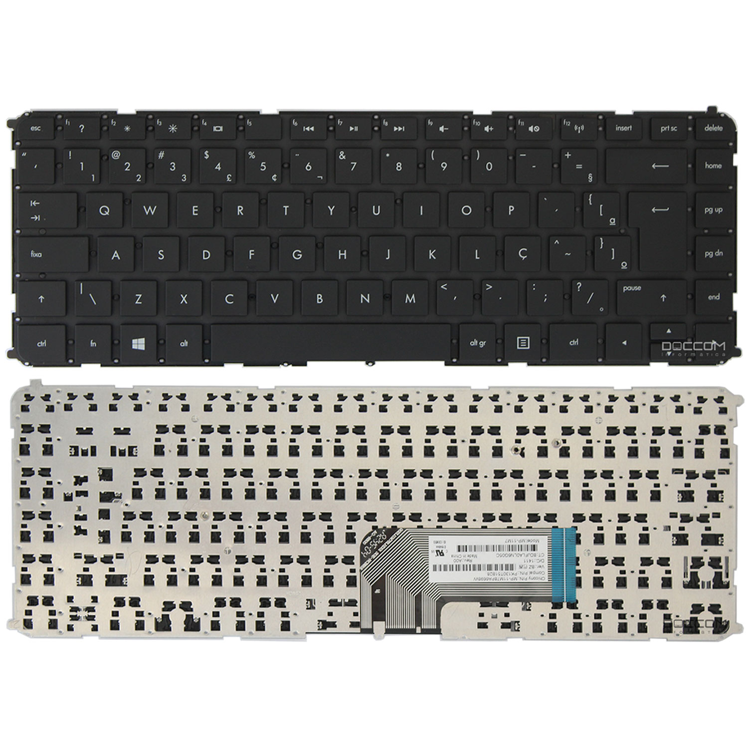 Teclado Compatível Notebook HP Envy 4-1262sf 4-1270er 4-1271er 4-1110tu 4-1110tx 4-1111tx 4-1112sa 4-1150er 4-1151er 4-1202tx