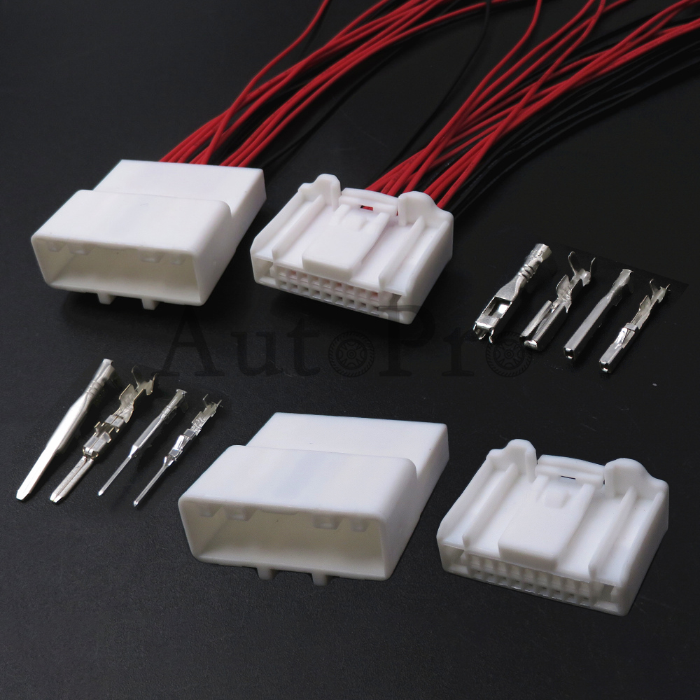 1 jeu de 20 prises de câble blanches pour Nissan, pour Navigation automatique, Modification, lecteur CD DVD, câble