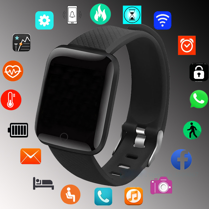 Fitness crianças relógio inteligente crianças smartwatch para meninas meninos relógio inteligente estudantes à prova dwaterproof água rastreador de fitness digital relógio inteligente
