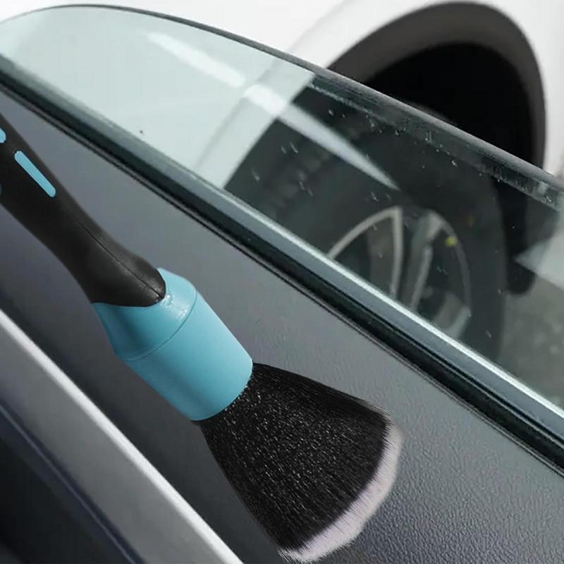 Car Interior Detail Brush Soft Bristle Auto Exterior Cleaning Brush Car Care Accessories Wash Equipment For Emblems Tires Air