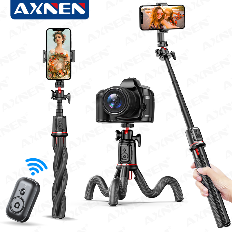 Trépied poulpe C03 bâton de Selfie Flexible Smartphone Vlog support vidéo trépied prise de vue en direct en plein air pour iPhone Xiaomi téléphone appareil photo