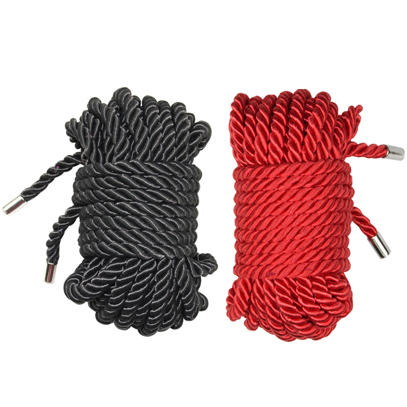 5M/10M Upgrade Zachte Zijde Touw Sex Bondage Terughoudendheid Slave Rollenspel Sex Toys Voor Vrouwen Stellen Volwassen games Erotische Bdsm Fetish
