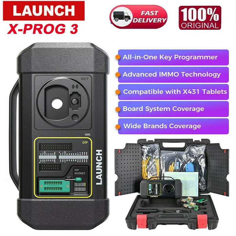 LAUNCH X431 X-PROG3 Programator kluczy samochodowych Immobilizer Smart Keys Zdalny programator kluczy do X431 PAD 7 PRO5