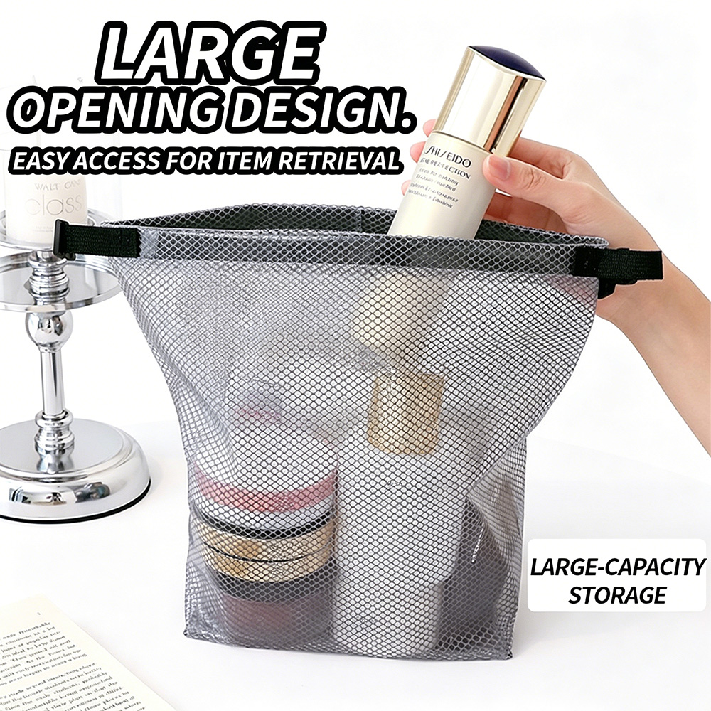 Bolsa de Armazenamento Dobrável Impermeável com Cordão, Grande Capacidade, Organizador para Esportes, Academia, Natação e Viagem