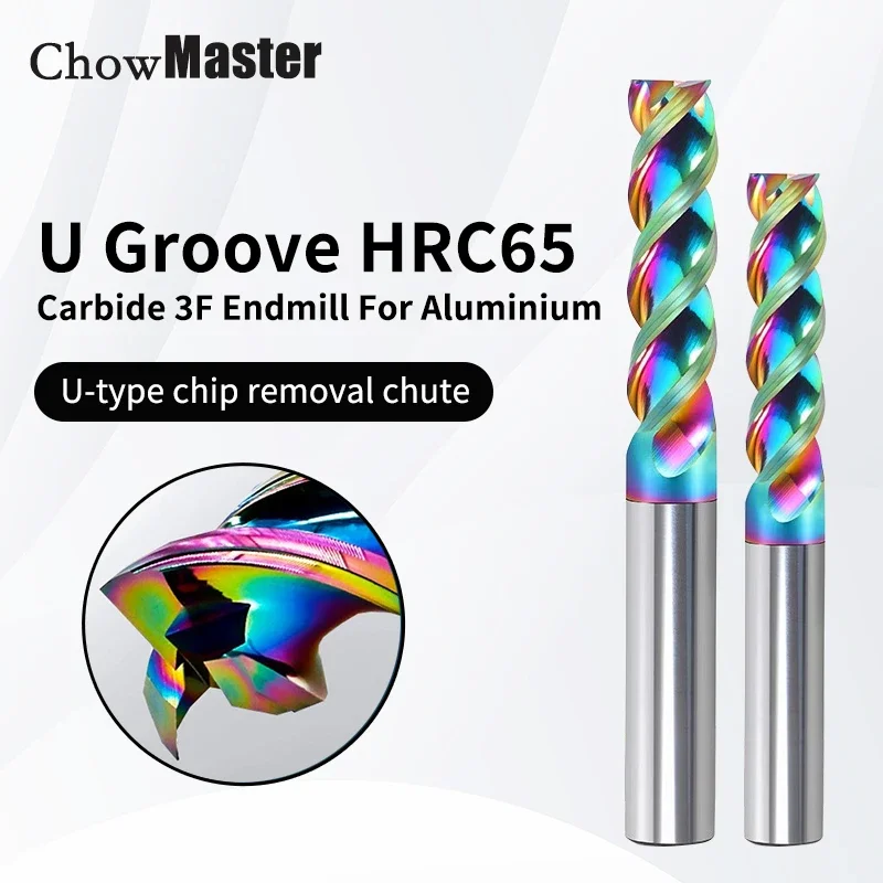 U slot carboneto endmill hrc65 3 flauta dlc revestimento tungstênio steen fresa 4mm 6mm 8mm 10mm 12mm ferramentas cnc para alumínio