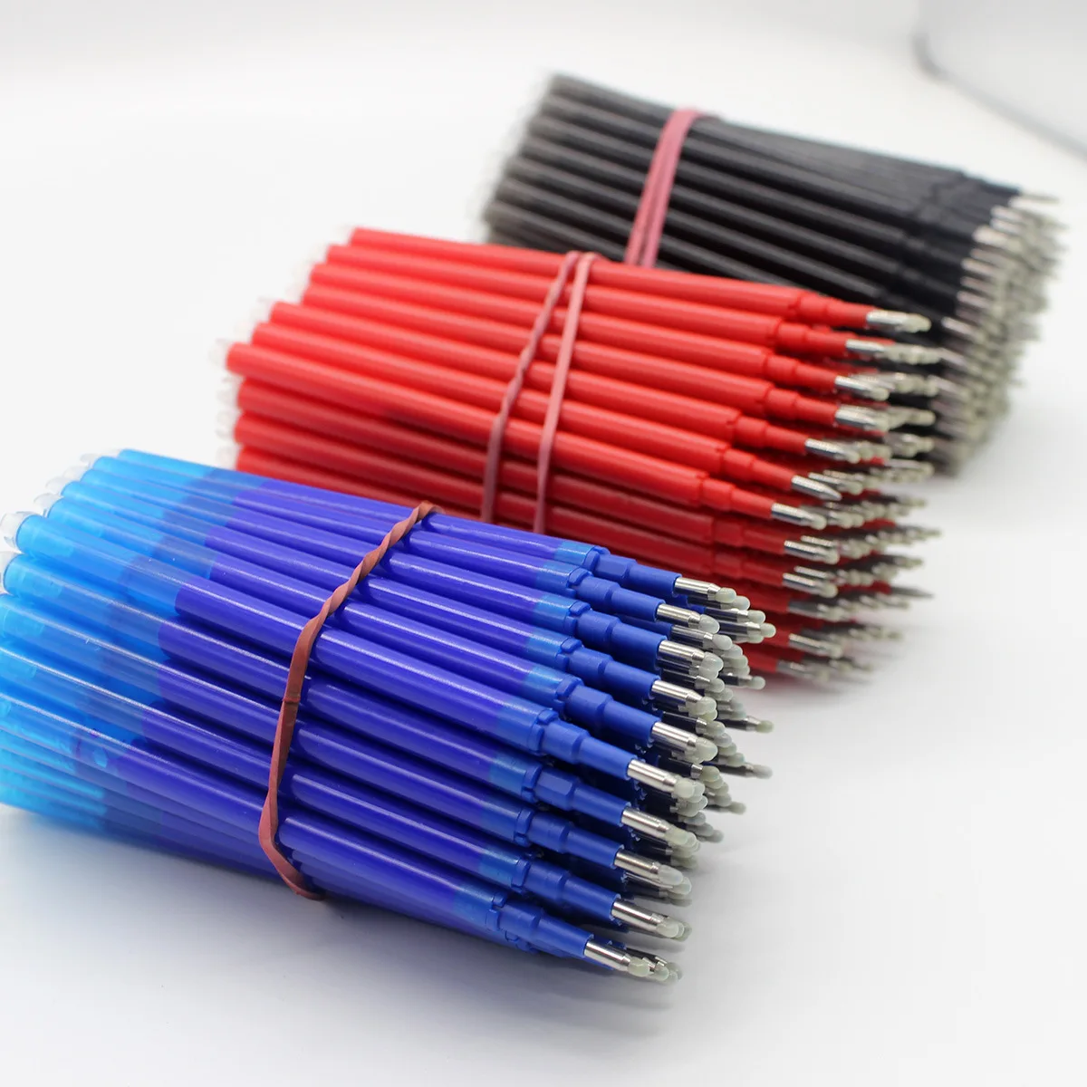 5 Stück/20 Stück löschbare Gelstift-Nachfüllungen, Ersatz für Büro, Schule, Schreibwaren, Zubehör, schwarze/blaue/rote Tinte, löschbare Stift-Nachfüllungen