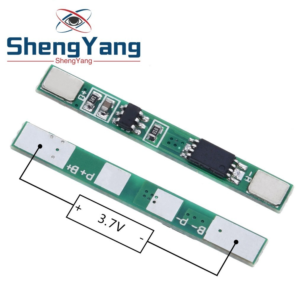 TZT 1 uds/5 uds/10 uds/lote 1S 3,7 V 3A li-ion BMS PCM Placa de protección de batería pcm para batería de iones de litio 18650