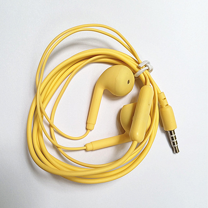 Moda cor com fio super bass com microfone embutido 3.5mm fone de ouvido intra-auricular mãos livres 8 cores para telefones fones de ouvido