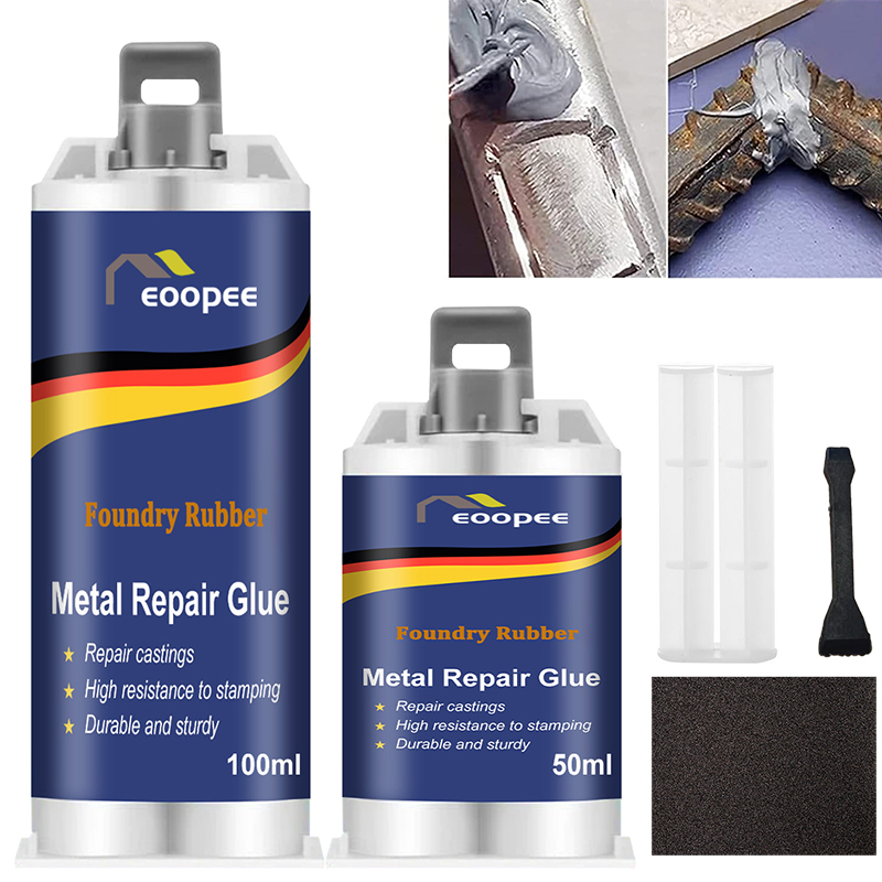 Upgraded High Strength Metal Repair Glue Heat Resistance Cold Weld Plastic Repair Casting Adhesive AB Glue Sealant