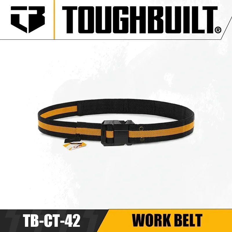 TOUGHBUILT TB-CT-42 เข็มขัดทํางาน QUICK RELEASE BUCKLE ระบบ Carabiner Suspension ส่วนประกอบเข็มขัดเครื่องมืออุปกรณ์เสริม